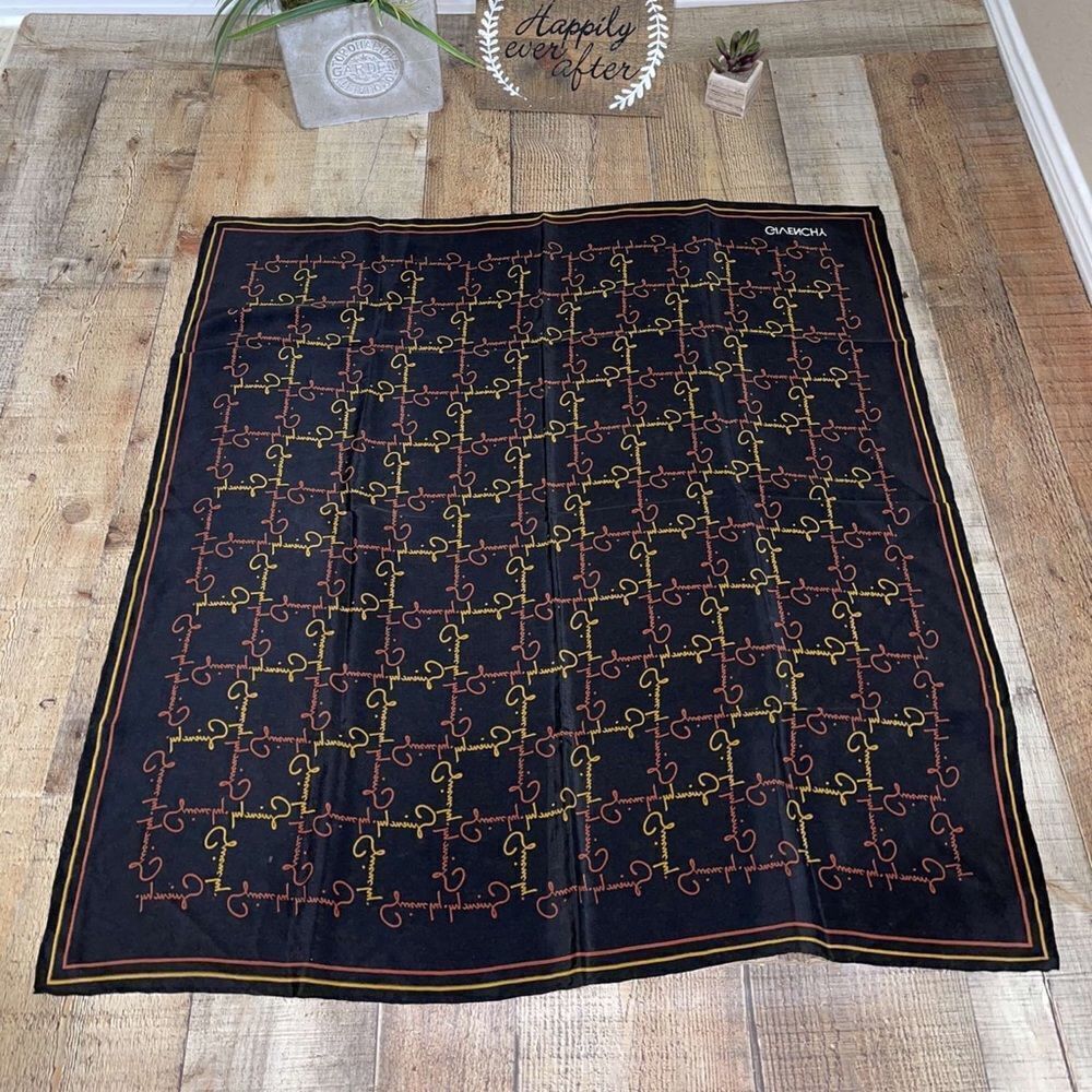 Vintage Givenchy Signature Silk Scarve in
Black - Picture 3 of 6